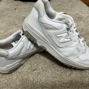 New Balance White Athletic Shoes